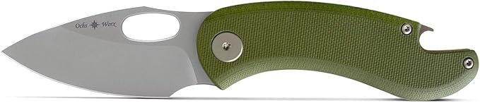 Drop + Eric Ochs Otter Titanium Liner Lock EDC Folding Pocket Knife with Integrated Bottle Opener
