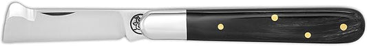 Due Buoi Grafting Knife 203C BUFALO Horn Handle. (Professional Knife NOT an EDC Pocket Knife)
