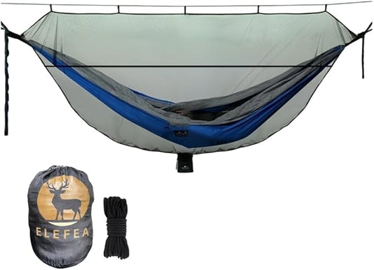 Hammock Mosquito Net, Extra Large Opening,Camping & Hiking Accessory,Anti-Mosquito Protection,Lightweight & Portable,Compatible with Most Hammocks.