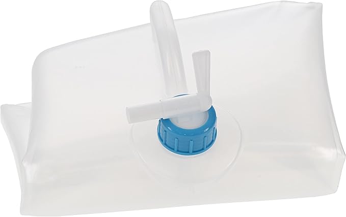 UST 5 Gal Water Carrier Cube with Collapsible, Transparent, Compact Design and BPA Free Construction for Drinking, Bathing, Camping, Hiking and Outdoor Survival