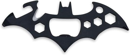 DC Comics Batman Batarang Pocket Size 6-In-1 Portable Multitool Kit | Hand Tool Gadgets For Camping, Survival Gear