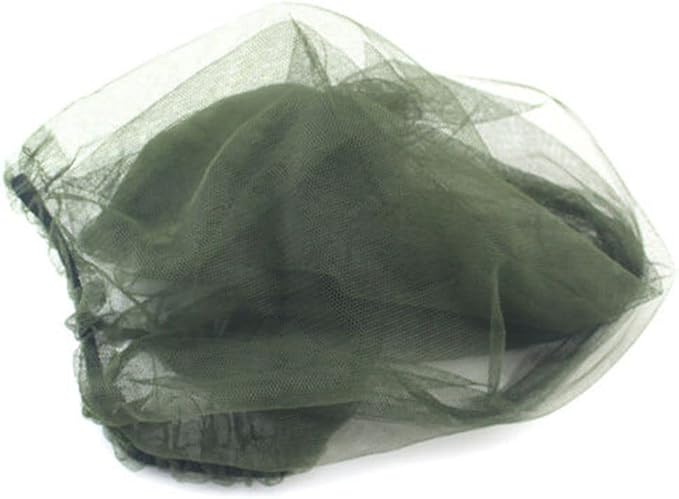 HomeSoGood 6Pcs Mosquito Hat Men Women Fishing Cap Casual Bee Net Mesh Foldable Face(One Size,Green)