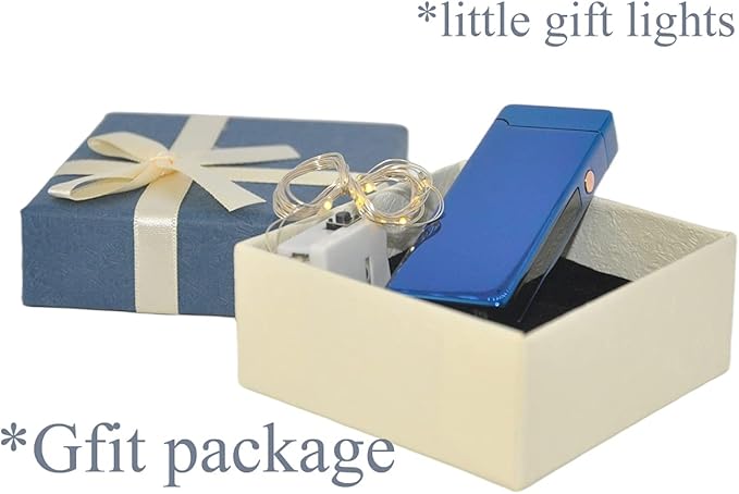 Custom Electric Lighter Personalized Kitchen for Candle Gift Windproof USB Rechargeable Dual Arc for Camping Christmas Father's Day Valentine's Day… (Custom) (Custom)