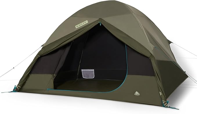 Kelty Daydreamer 4P + 6P Camping Tent, Blackout Fabric, Interior Light Diffusing Gear Loft, Standing Height, PFAS Free