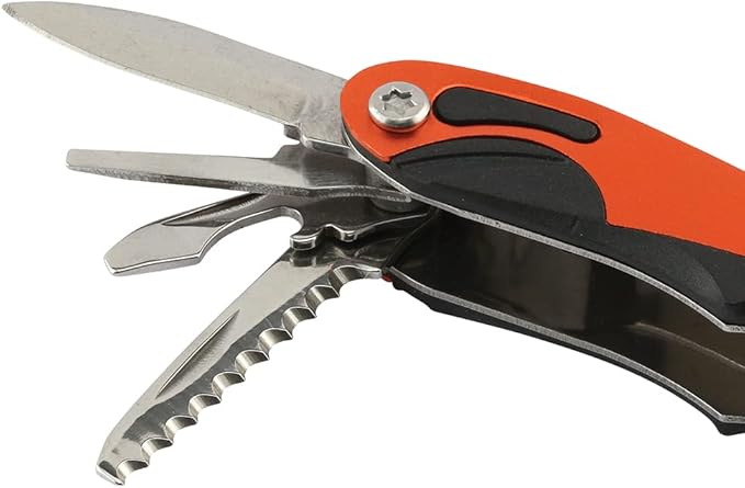 SWISS+TECH ST36019 12-in-1 Precision Multi-Tool, Stainless Steel Tools, Tool for Camping (Single Pack)