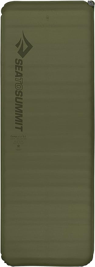 Sea to Summit Camp Plus Self-Inflating Foam Sleeping Mat for Camping, Rectangular - Regular (72 x 25 x 3 inches)