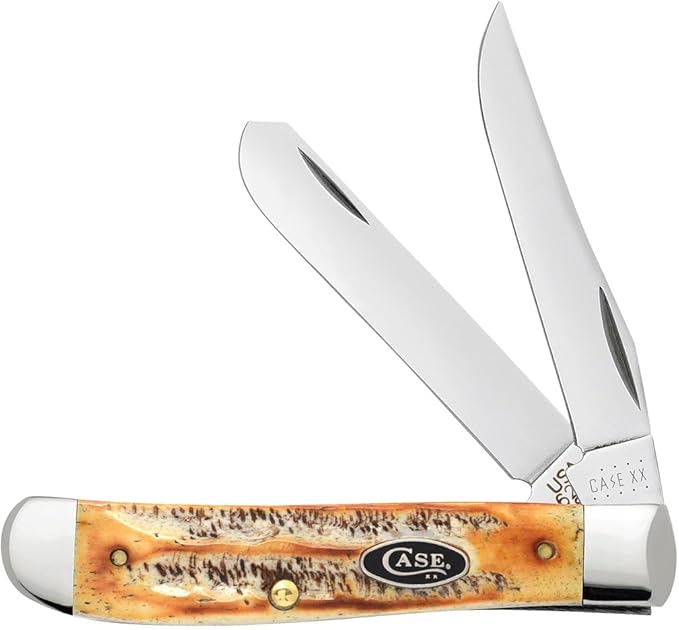 Case XX WR POCKET KNIFE, 6.5 BONESTAG MINI TRAPPER, 3 1/2 INCHES CLOSED, ITEM #39872