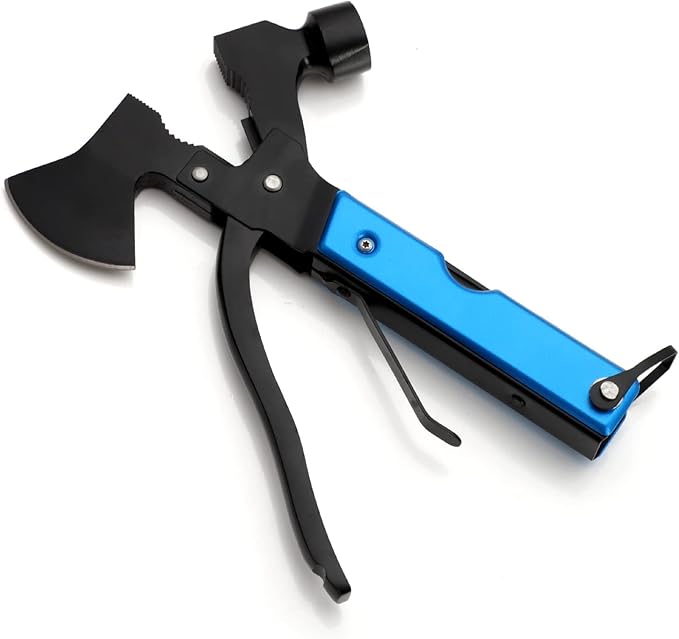 All In One Tool 13-in-1 Multi-tool with Needle Nose Plier, Stripper, Wire Cutter,Bottle Opener,Can Lifter,Trumpet Screwdriver,Cross Screwdriver for Outdoor, Survival, Camping, Hunting and Hiking