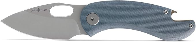 Drop + Eric Ochs Otter Titanium Liner Lock EDC Folding Pocket Knife with Integrated Bottle Opener