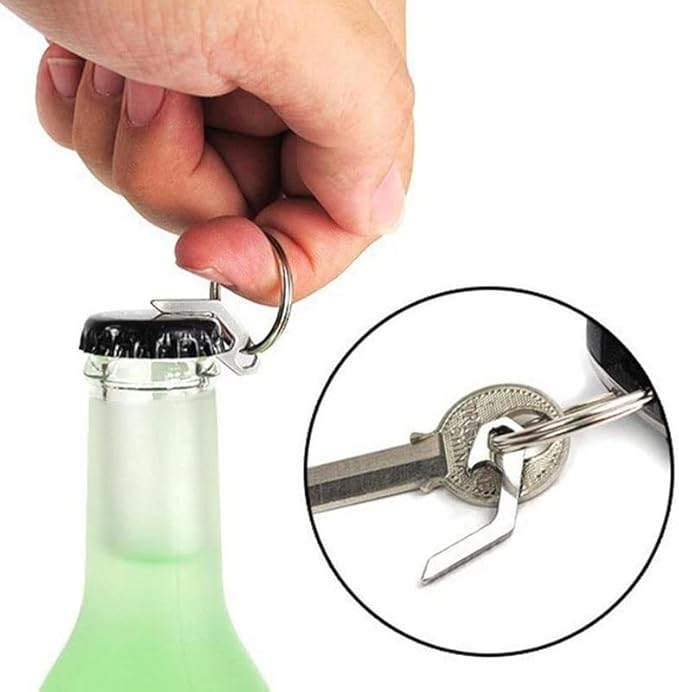 5Pcs EDC Mini Bottle Opener Keychain Tools Outdoor EDC Camping Equipment Pocket Lightweight Tools