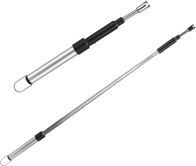 Long Lighter, Retractable Electric Lighters, Lgnition Port Can be Rotated 360°, Rechargeable via USB, lighters Suitable for Lighting Candles, barbecues, fireplaces, fire pits, etc