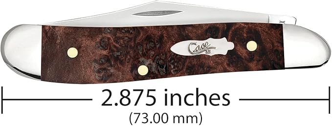 Case Cutlery CA64059: Peanut Brown Maple Burl