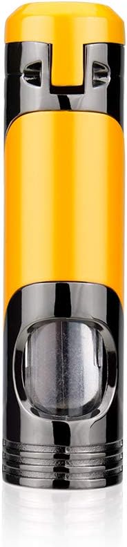 GUEVARA Butane Torch Lighter with Punch Windproof Double Jet Lighters