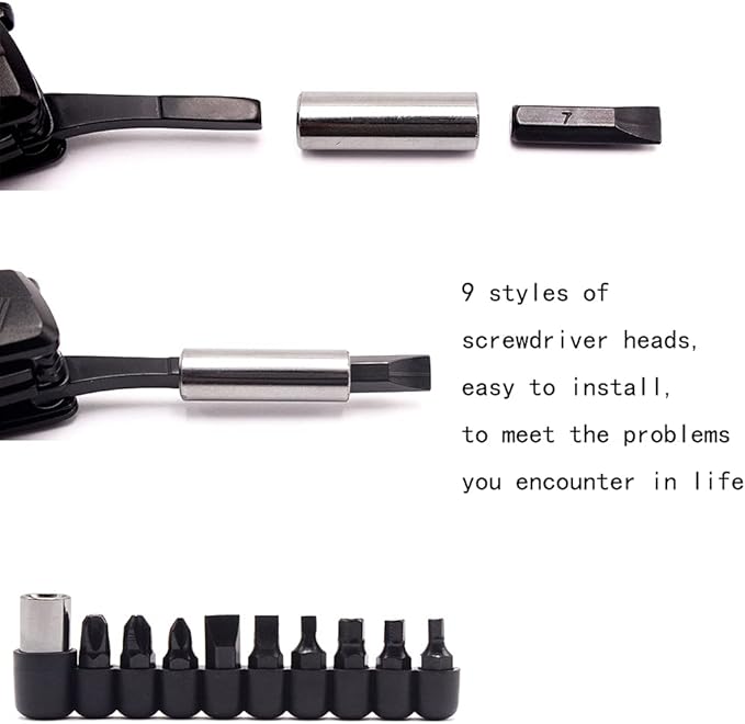 Portable Multitool Pocket Knife,Survival Equipment,Multi Tool father's day Gifts ,Folding Utility Pliers Set, Multipurpose for Fishing, Car, Travel, Hiking, Camping Accessories