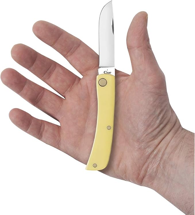 Case WR XX Pocket Knife Yellow Synthetic Sod Buster Junior SS Item #80032 - (3137 SS) - Length Closed: 3 5/8 Inches