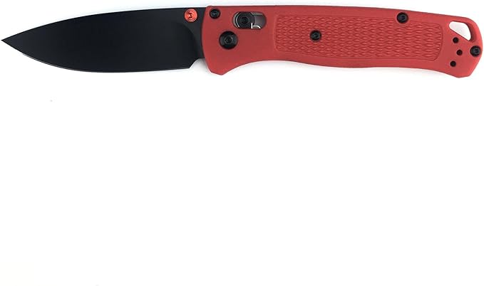 HUAAO 7.5in Manual Open Folding Knife, Bugout Knife with 3in 8Cr13Mov Steel Blade Glass Reinforced Nylon Handle, Axis Lock Knife Pocket Knife with Clip for EDC Camping Hiking