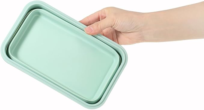 Collapsible Bowls for Camping(41oz,100% Food-grade Silicone Bowl with Lid Free BPA,Folding Mixing Bowls for Travel,RV storage,Leftovers,Swell Salad Bowl Kit