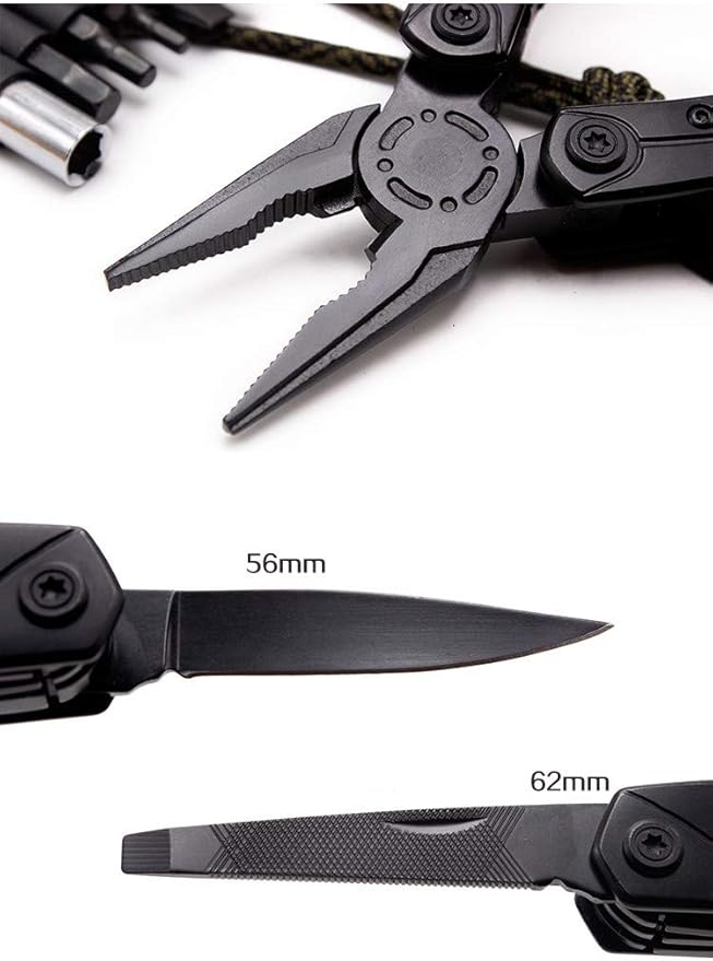 Personalized Gift for Men Dad Husband Son - Multitool Camping Tool Survival Gear, All in One Tools Stainless Steel Sturdy Multitool (BEST DAD EVER -B)
