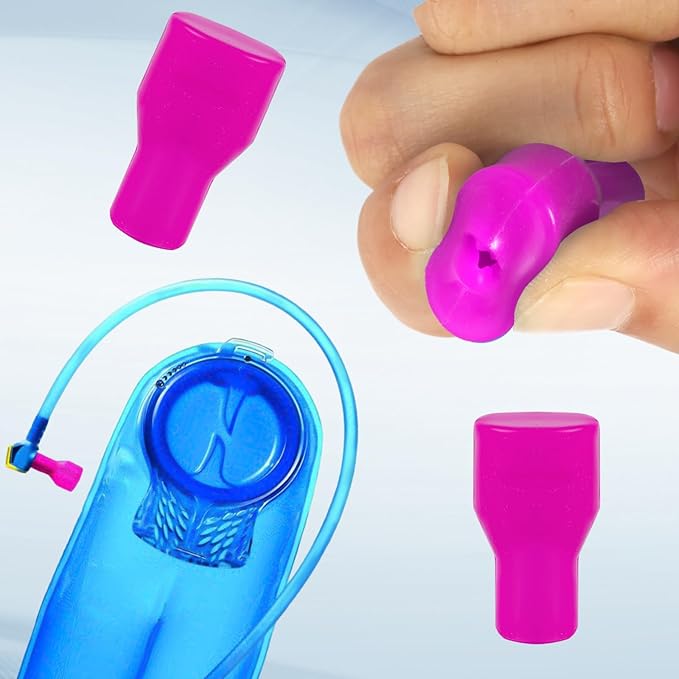 5pcs Bite Valve Replacements for Camelbak, Dust Cover Mouthpiece Hose Connector Replacement Bite Valve Accessories Replacement for Camelbak Hydration Bladder