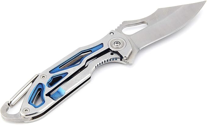 Sanrenmu 7033 Frame Lock Pocket Hunting Folding Knife Stainless Steel Blade Handle