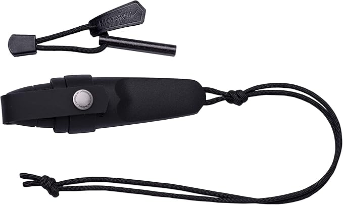 Morakniv Eldris Fixed-Blade Pocket-Sized Knife with Sandvik Stainless Steel Blade, Lanyard and Firestarter, 2.2-Inch