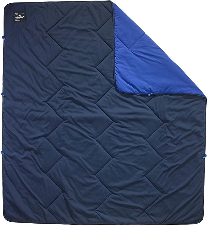 Therm-a-Rest Argo Insulated Camping and Backpacking Blanket, Outerspace Blue