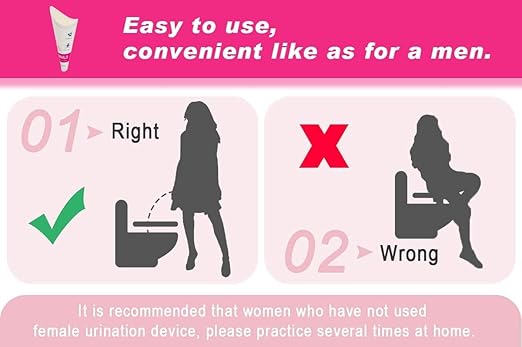 60 Pcs Disposable Portable Female Urination Device for Women, Female Urinal,Women Pee Cup Standing Up,Disposable Women Urinal for Women Female Pee Funnel,for Travel Camping Urinary Pee Cones
