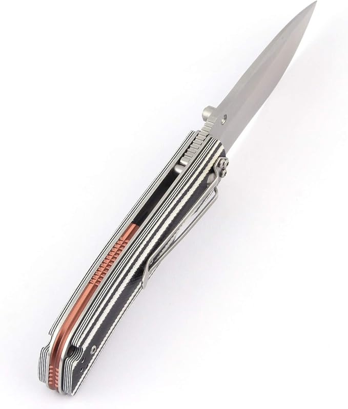 Sanrenmu 9055MUC EDC Frame Lock 8CR13MOV G10 Folding Pocket Knife