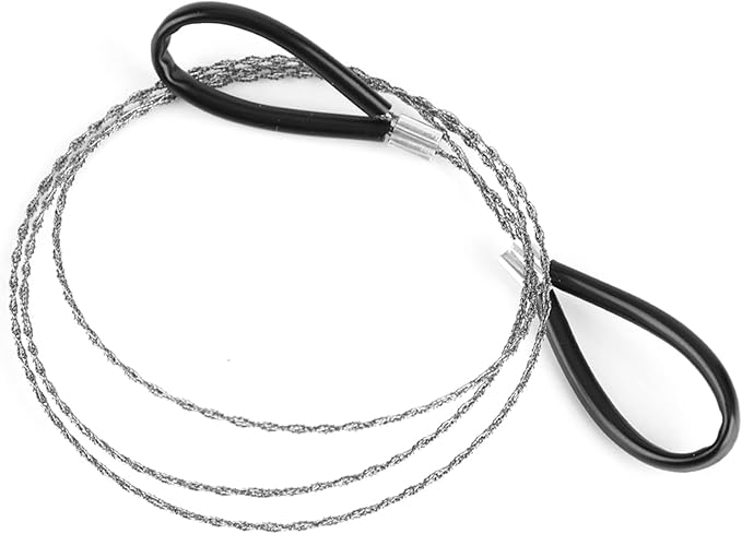 Wire Saw, Outdoor Wire Saw Reel, Compact Wire Saw Reel, Essential Outdoor Cam Survival Tool for Emergencies, Travel and Adventure