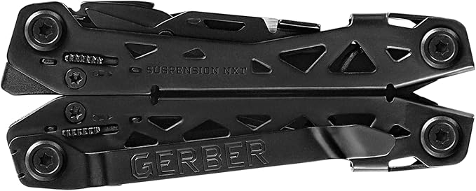 Gerber Gear Suspension-NXT 15-in-1 Multi-Tool Pocket Knife Set - EDC Gear and Equipment Multi-Tool with Pocket Clip - Black