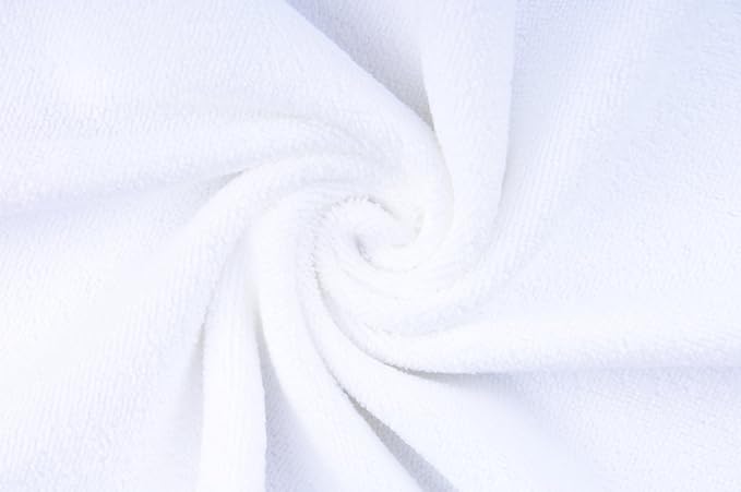Home Gyms Towel for Men Women Microfiber Gym towels Cycling Workout Sweat Towel Set Quick Dry Exercise Sports Travel Towel Fast Drying 2-Pack (White x 2)