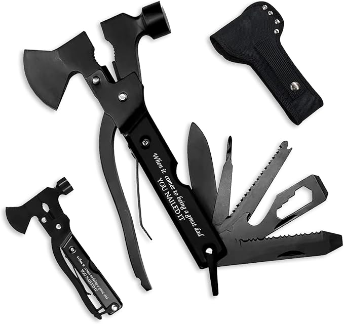 Multitool Camping Hammer, Multitool Hammer For Dad, Multiltool Camping Hammer For Dad, Gifts For Father's Day