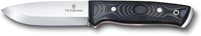 Victorinox 4.2261 Outdoor Master Mic Large with Pouch Full Tang Knife with Slightly Sharp Back to Ignite The Fire Starter in Blue/Black 8.7 inches