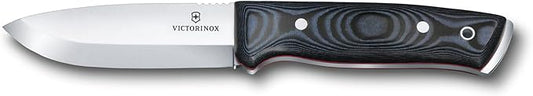 Victorinox 4.2261 Outdoor Master Mic Large with Pouch Full Tang Knife with Slightly Sharp Back to Ignite The Fire Starter in Blue/Black 8.7 inches