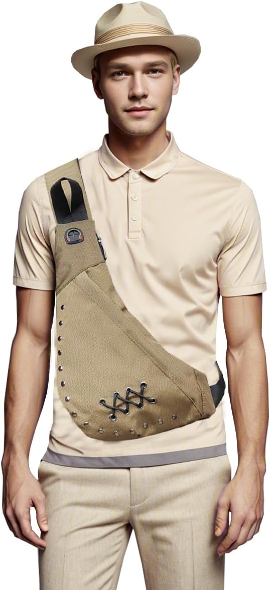 Nylon Sling Chest Bag Daypack Bicycle Travel Gym Backpack