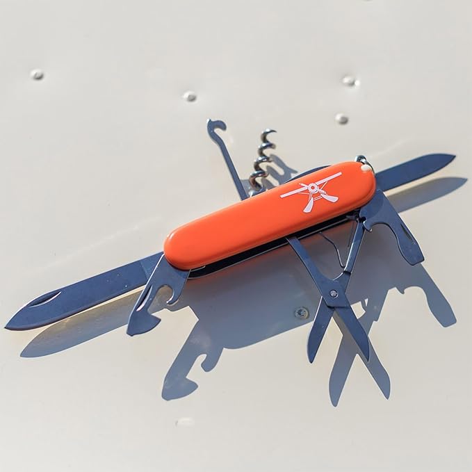 FLIGHT OUTFITTERS Sidekick Pocketknife | Compact Reliable Versatile Pocket Knife for Pilots and Outdoor Enthusiasts | Durable Pocket-Sized Multi-Tool for Camping, Hiking & Hunting