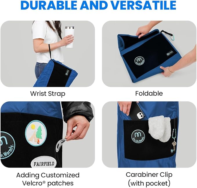Mozy Wearable & Weatherproof Outdoor Blanket – Lower-Body Thermal Wrap for Superior Warmth