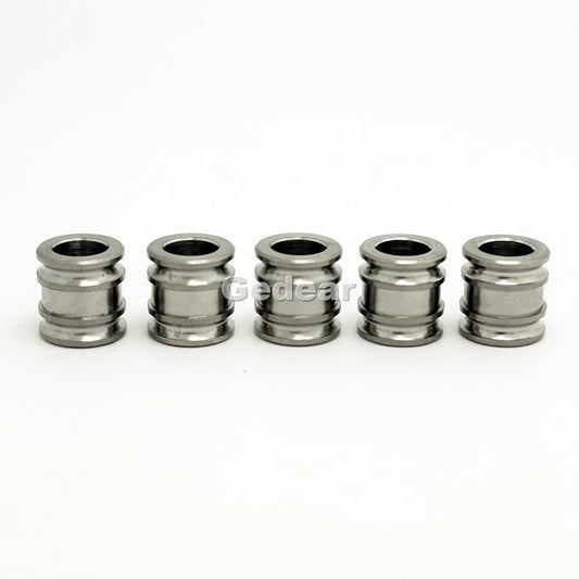 5pcs 10mm Titanium Knife Key Jewelry Parachute Cord Bead Pendant Lanyard Ti Color