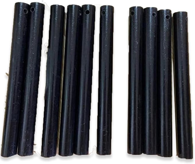 10 Pack Fire Starter Rod Magnesium Rod Flint, Ferrocerium Flint Premium Lighter 8x0.8cm - Glow in The Dark Survival Tool Kit for Outdoor Camping Living Survival DIY Your Own Survival Kit