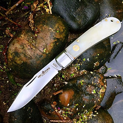 Watchman 1509N VG10 Blade Knife bone Grips Back Lock Pocket Knife …
