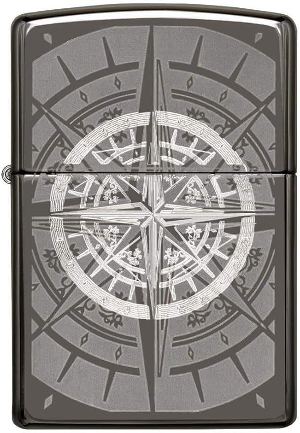 Zippo Compass Black Ice Pocket Lighter