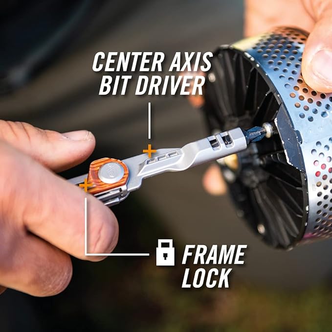 Gerber Gear Armbar Slim Drive, Pocket Knife Multitool with Screwdriver, Burnt Orange
