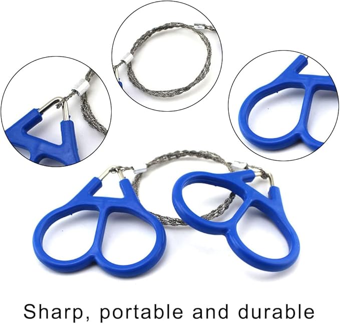 Wire Saw Portable Hand Chainsaw High Strength Rope Saw for Outdoor Camping Adventure Hunting Fishing