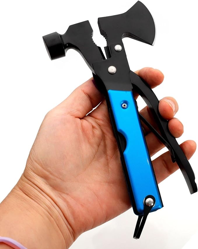 All In One Tool 13-in-1 Multi-tool with Needle Nose Plier, Stripper, Wire Cutter,Bottle Opener,Can Lifter,Trumpet Screwdriver,Cross Screwdriver for Outdoor, Survival, Camping, Hunting and Hiking