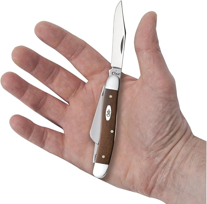 Case WR XX Pocket Knife Chestnut Smooth Bone Medium Stockman Item #28701 - (6318 SS) - Length Closed: 3 5/8 Inches