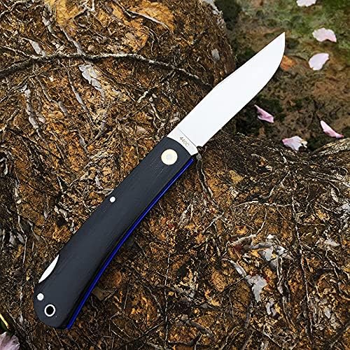 Watchman Brother1512 Blade Knife Mircarta Grips Lock Back Pocket Knife … (Green Micarta)