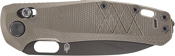 Gerber Gear Scout Pocket Knife - 3.2" Plain Edge Blade Folding Knife - EDC Gear and Equipment - Micarta
