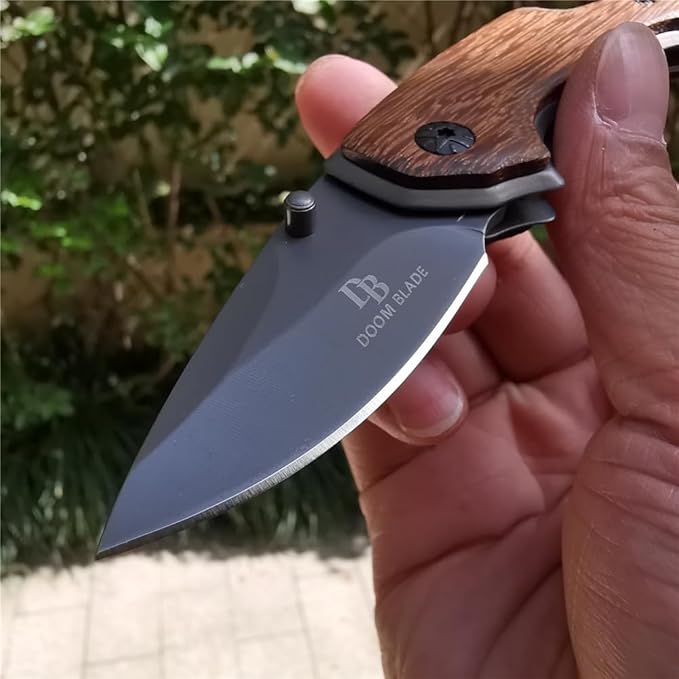 DOOM BLADE Portable Mini Folding Pocket Knife Safe Knives Outdoor Hunting Tactical EDC Survival Self Defense Tools