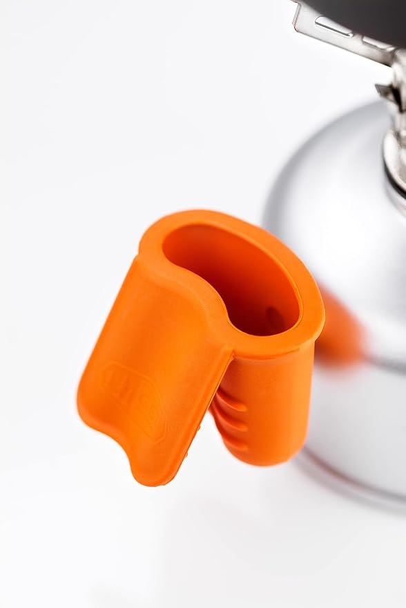 GSI Outdoors MicroGripper - Heat-Resistant Non-Slip Magnetic Silicone Pot Gripper for Indoors & Outdoors - Orange, 2” inch