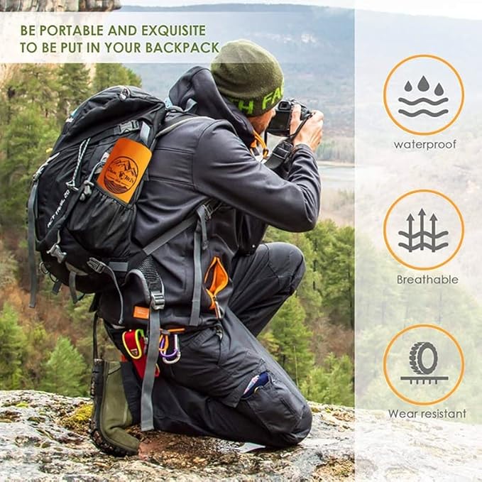 DanMir Camping Sleeping Pad - Ultralight Inflatable Camping Mattress for Hiking; Backpacking Camping Gear Must Have; Includes Carry Bag, Repair Kit; Compact Camping Mat and Portable Truck Bed Mattress